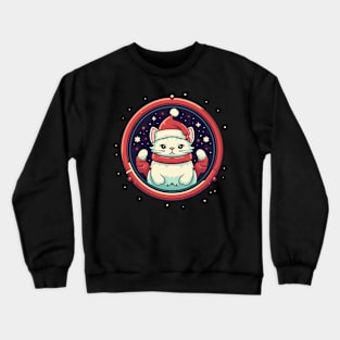 Manx Cat  Xmas, Love Cats Crewneck Sweatshirt